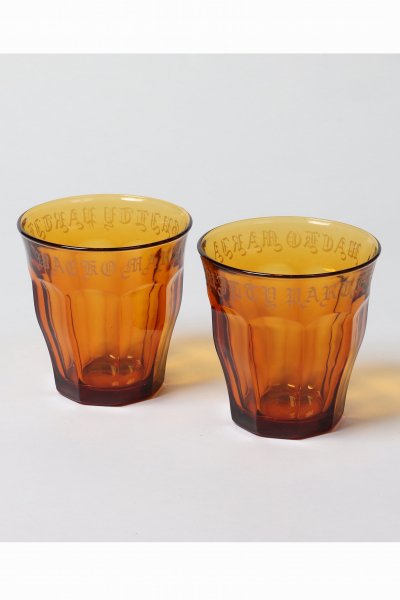 DURALEX / TWO SETS GLASS (YELLOW)