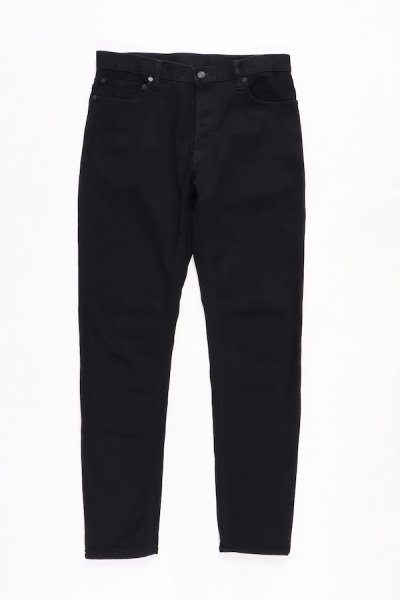 STIE lo / MINEDENIM / TAPERED STRETCH DENIM (BLACK)