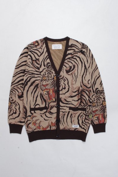 TIM LEHI / JACQUARD CARDIGAN (BEIGE)