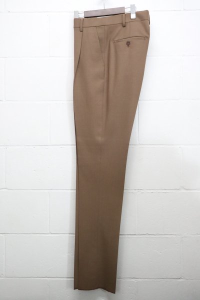 PLEATED TROUSERS ( TYPE-1 ) (BROWN)