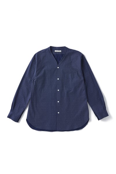 ATERIER GILETT SHIRTS (INDIGO DOT)