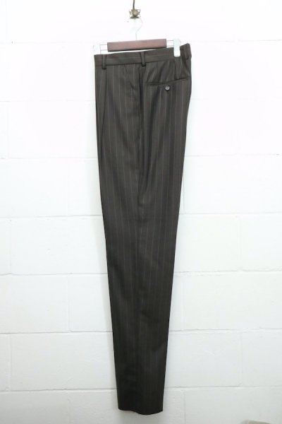 PLEATED TROUSERS ( TYPE-2 ) (BROWN)