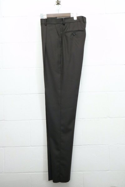 PLEATED TROUSERS ( TYPE-2 ) (BROWN)