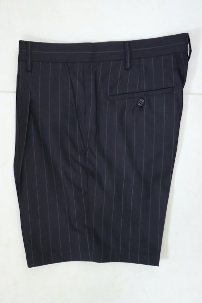 PLEATED SHORT TROUSERS ( TYPE-3 ) (PURPLE)