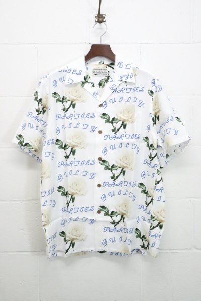 HAWAIIAN SHIRT S/S ( TYPE-3 ) (WHITE)