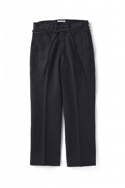 STRING WAIST WORK TROUSER (BLACK)