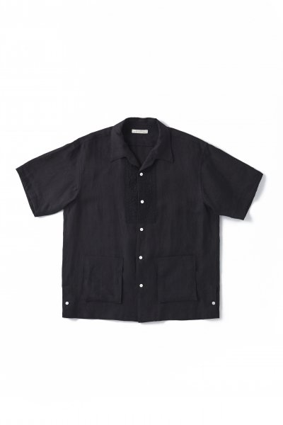 EMBROIDERED HAVANA SHIRTS (BLACK)