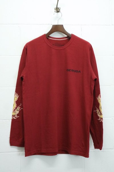 TANGUIS COTTON LONG-SLEEVE T-S / DRAGON （RED）