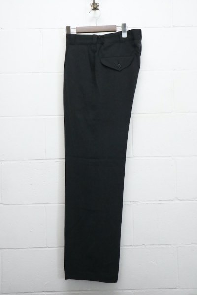 FRONT TUCK ARMY TROUSER / TIGHT別注 (TENCEL BLACK)