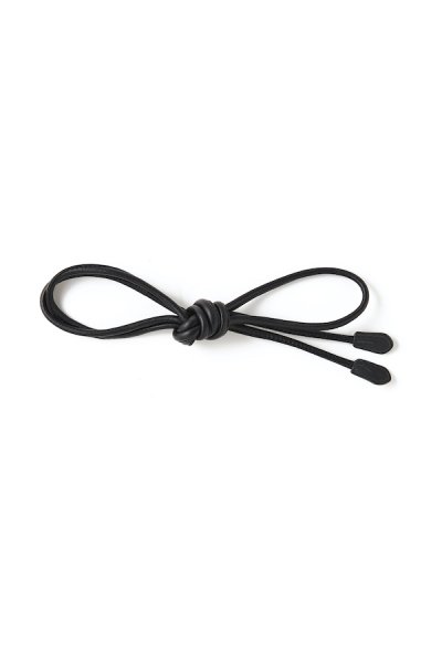 LEATHER STRING BELT (BLACK)