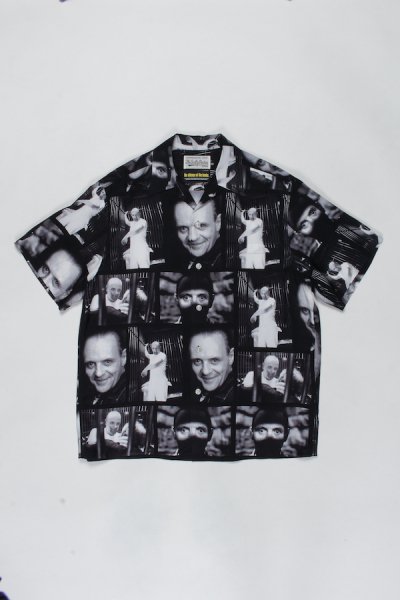 THE SILENCE OF THE LAMBS / S/S HAWAIIAN SHIRT ( TYPE-1 ) (BLACK)