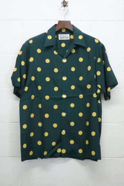 HAWAIIAN SHIRT S/S ( TYPE-8 ) (GREEN)