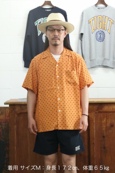 HAWAIIAN SHIRT S/S ( TYPE-9 ) (ORANGE)