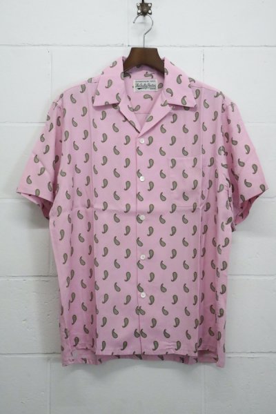 HAWAIIAN SHIRT S/S ( TYPE-11 ) (PINK)