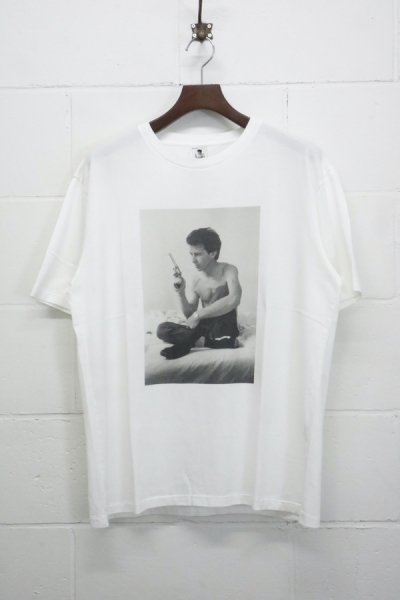 LARRY CLARK "TULSA" / STANDARD CREW NECK T-SHIRT ( TYPE-1 ) (WHITE)