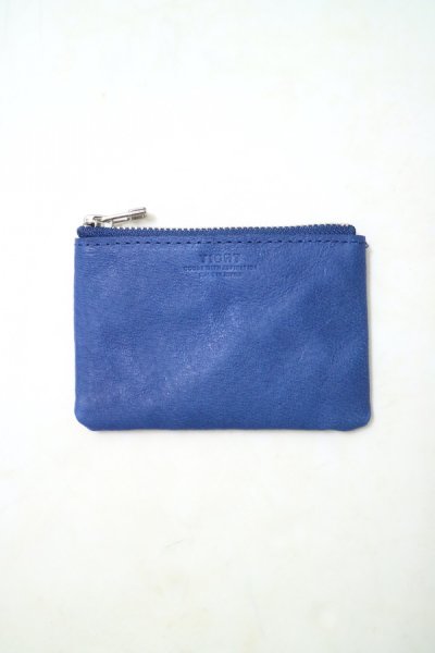 PIG LEATHER POUCH XS (BLUE)