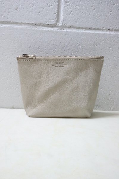 PIG LEATHER POUCH S (L.BEIGE)