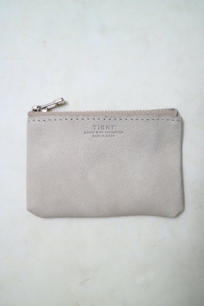 PIG LEATHER POUCH XS (L.BEIGE)