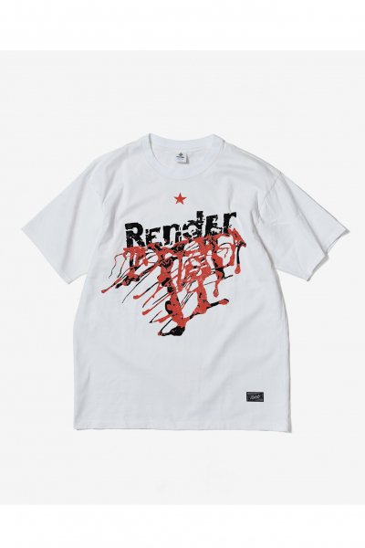 S/S PRINT TEE A （WHITE）