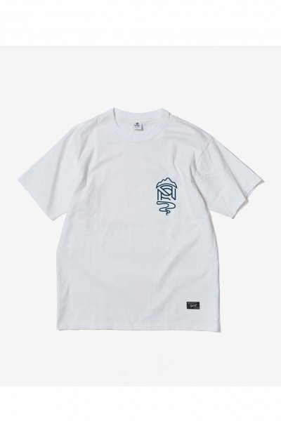 S/S PRINT TEE B （WHITE）