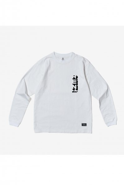 L/S PRINT TEE （WHITE）