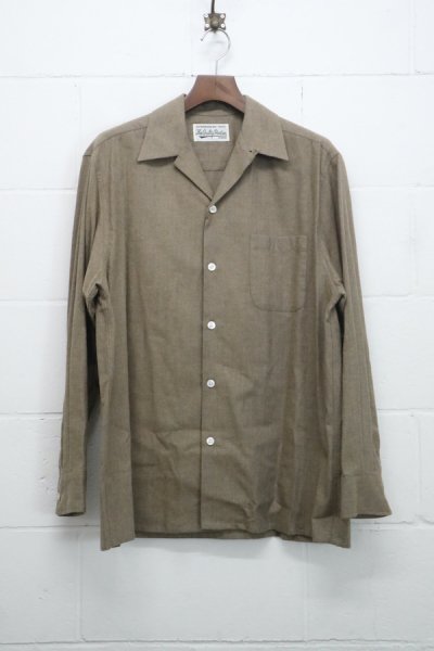 50'S SHIRT L/S ( TYPE-1 ) (BROWN)