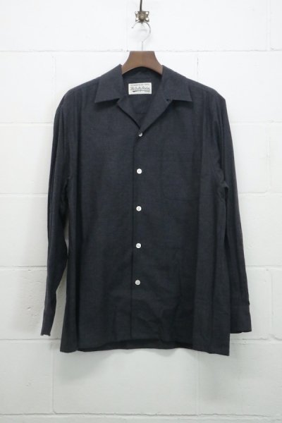 50'S SHIRT L/S ( TYPE-1 ) (CHARCOAL)