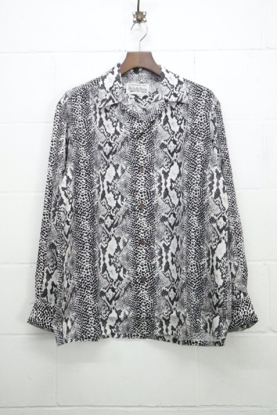 HAWAIIAN SHIRT L/S ( TYPE-3 ) (WHITE)