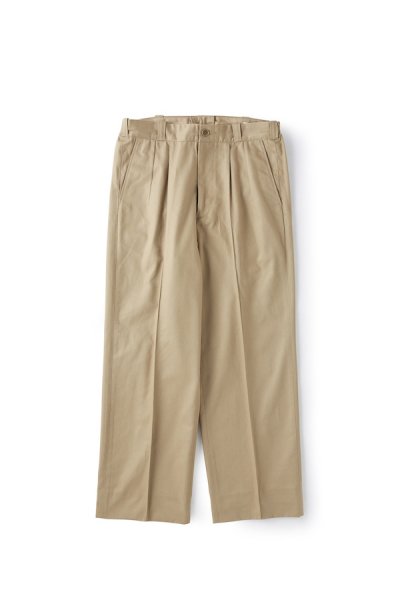 FRONT TUCK ARMY TROUSER (SAND)