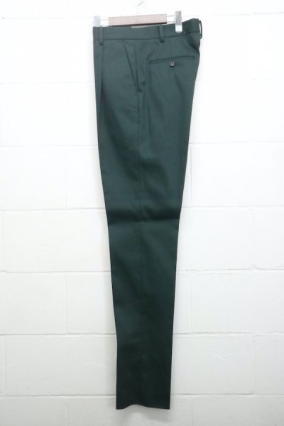 PLEATED TROUSERS ( D-GREEN)