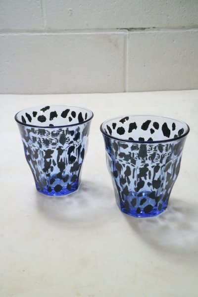 DURALEX / TWO SETS GLASS (BLUE)