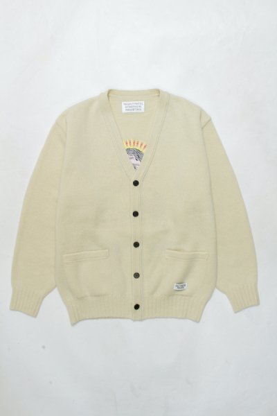 CLASSIC CARDIGAN ( TYPE-2 ) (WHITE)