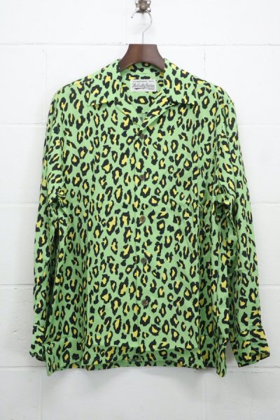 HAWAIIAN SHIRT L/S ( TYPE-4 ) (GREEN)