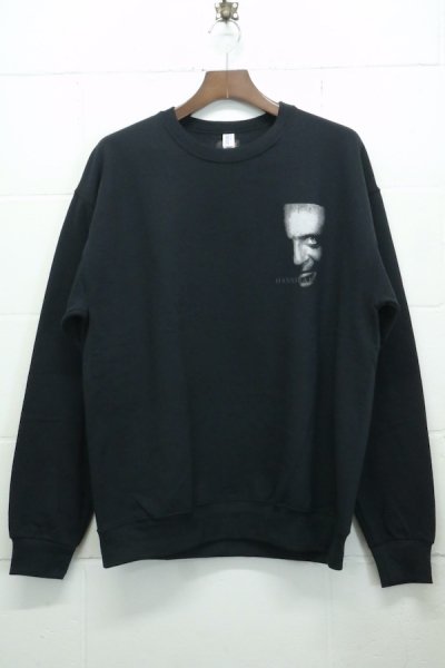 HANNIBAL / CREW NECK SWEAT SHIRT ( TYPE-1 ) (BLACK)