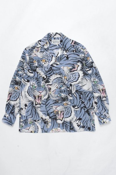 TIM LEHI / HAWAIIAN SHIRT L/S (BLUE)