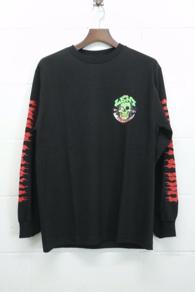 TIM LEHI / CREW NECK LONG SLEEVE T-SHIRT ( TYPE-1 ) (BLACK)