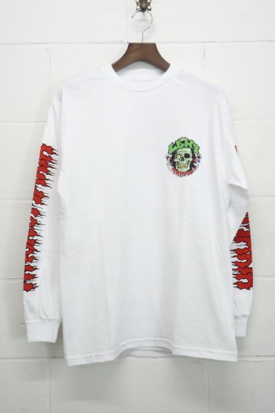 TIM LEHI / CREW NECK LONG SLEEVE T-SHIRT ( TYPE-1 ) (WHITE)