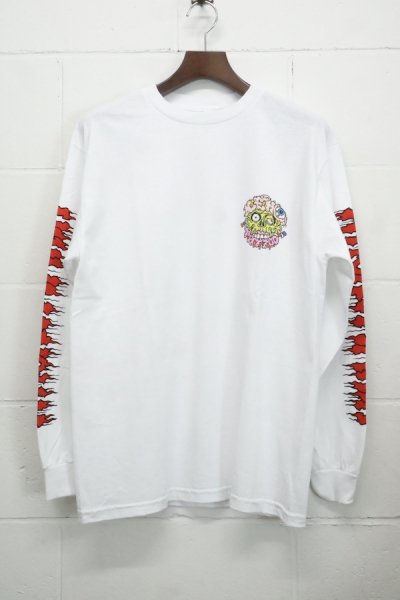 TIM LEHI / CREW NECK LONG SLEEVE T-SHIRT ( TYPE-2 ) ( WHITE)