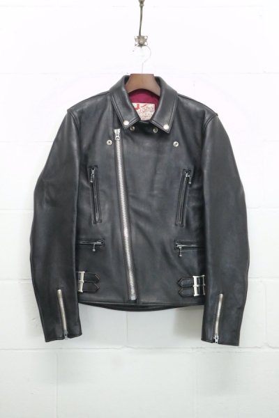 AD-02 DOUBLE RIDERS JACKET - SHEEP (BLACK)