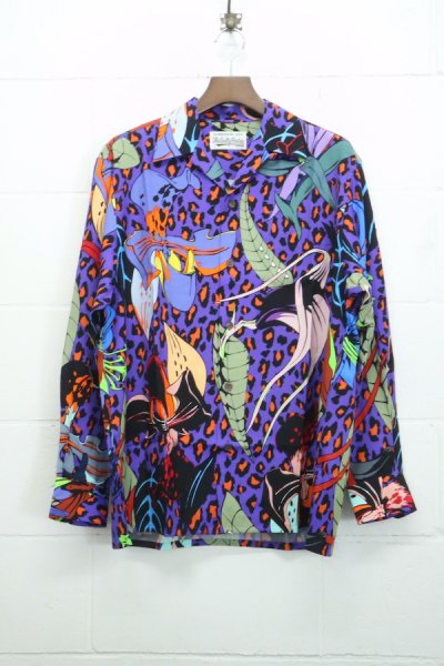 HAWAIIAN SHIRT L/S ( TYPE-1 )(PURPLE)