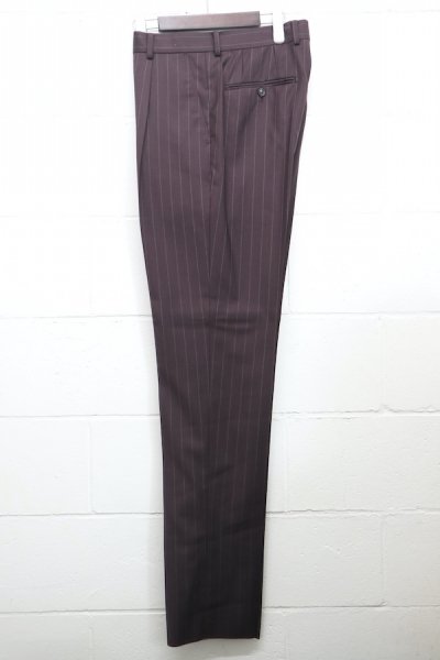 PLEATED TROUSERS ( TYPE-2 ) (PURPLE)