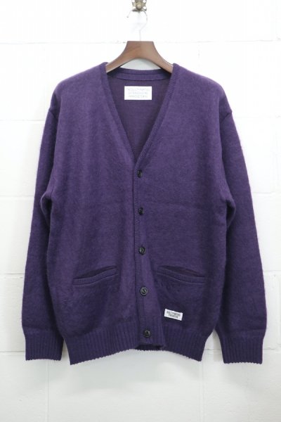 MOHAIR CARDIGAN ( TYPE-1 ) (PURPLE)