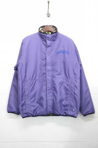 WILD BUNCH / REVERSIBLE BOA FLEECE JACKET (PURPLE)