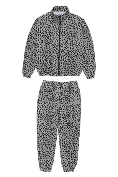 WILD BUNCH / LEOPARD TRACK JACKET & TRACK PANTS (GRAY)