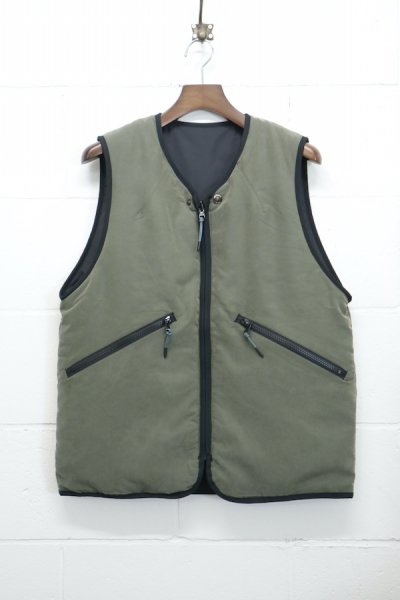 Padding Reversible Vest （Moss Green）