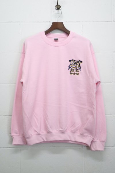 CREW NECK SWEAT "熊本紳士服" （PINK）