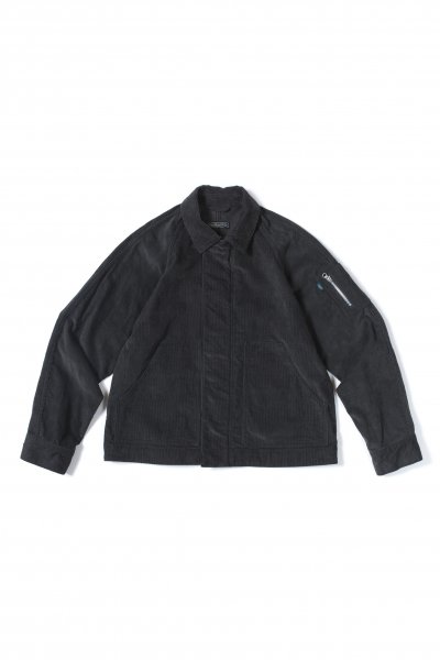 Corduroy Work Blouson (Charcoal Gray)