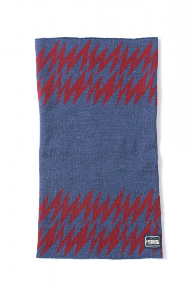 Jacquard Neck Warmer (Red/Navy)