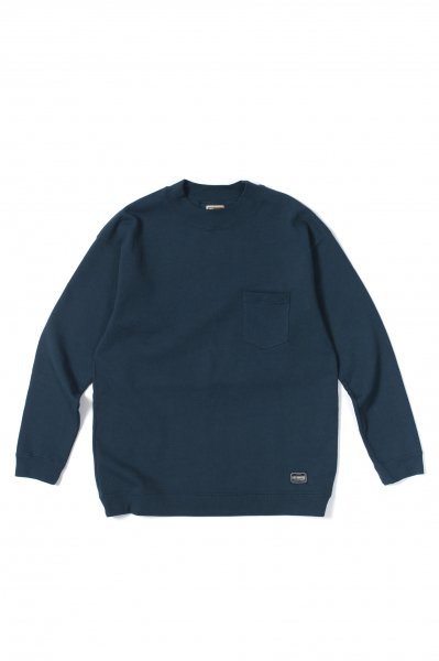 Moc Neck LS Cutsewn (Indigo)