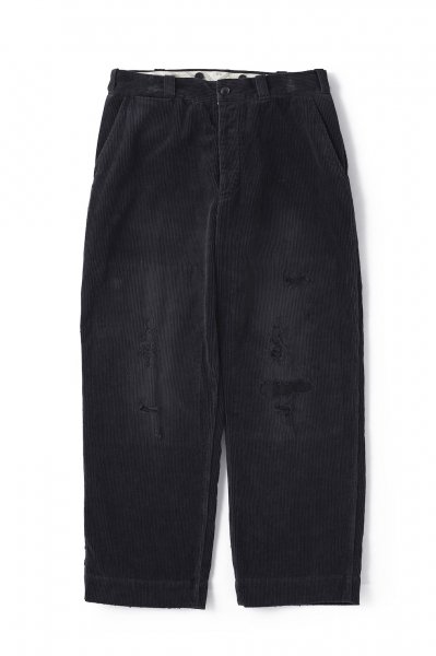 SPRIT POCKET TROUSER (SCAR FACE) (BLACK)